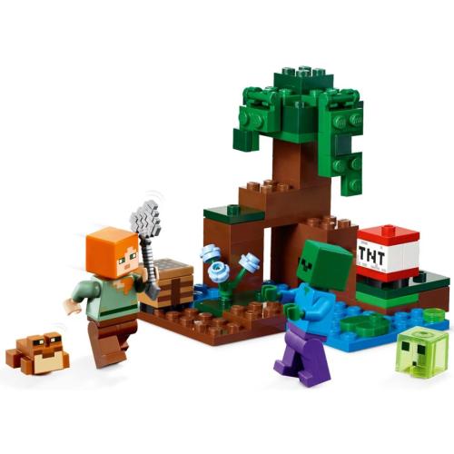 Конструктор Lego Minecraft 21240 Болотное приключение фото 2