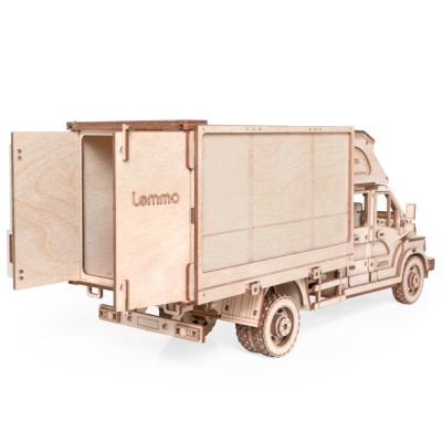 Конструктор 3D деревянный Фургон Лито 240 деталей Lemmo 0142 2