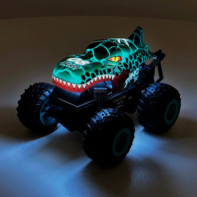 Машина Лазеркар Монстр трак Дино радиоуправляемая трюки дрифт Crossbot 870949 4