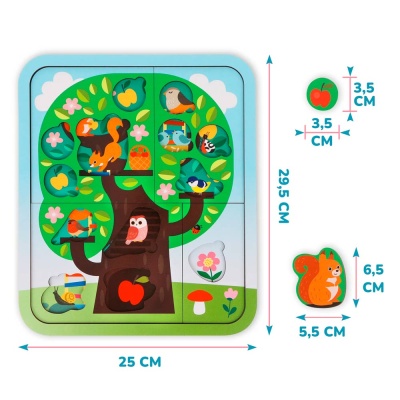 Пазл многослойный Удивительное дерево Mapacha 962215 4