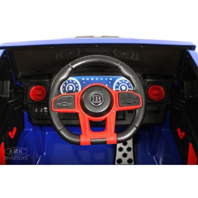 Детский электромобиль RiverToys Z999ZZ синий