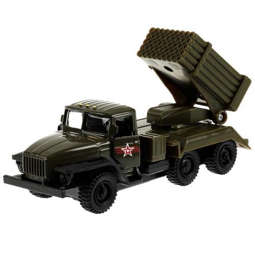 Металлическая машинка Урал-4320 Армия России Технопарк SB-15-35-M5(GR)-WB фото 3