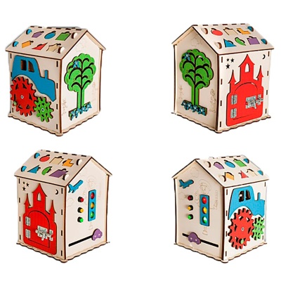 Домик развивающий ЧудоДом с элементами питания Наша игрушка ЭД-030 1