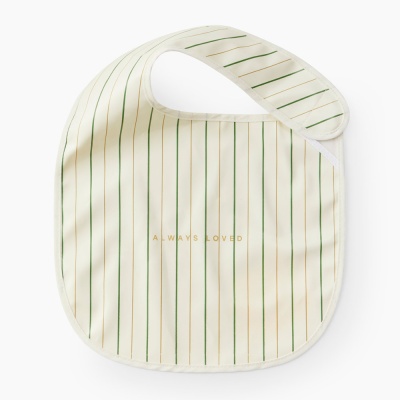 Нагрудный фартук на липучке 2 штуки Happy Baby 16018 stripes and lemon 2