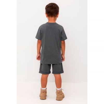 Шорты для мальчика размер 92 Crockid 400642 темно серый к544 4