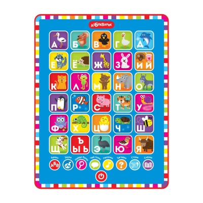 Развивающая игрушка Планшетик Азбука зверят Азбукварик 2874 01