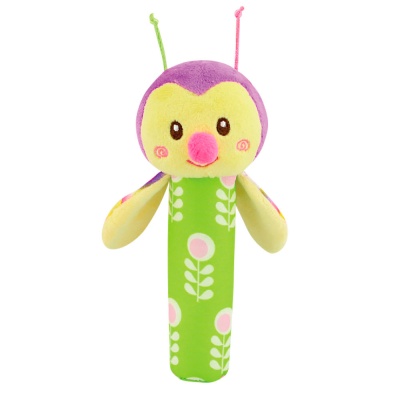 Развивающая погремушка пищалка Пчелка Азбукварик