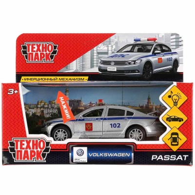 Металлическая инерционная машинка Volkswagen Passat Технопарк PASSAT-P-SL