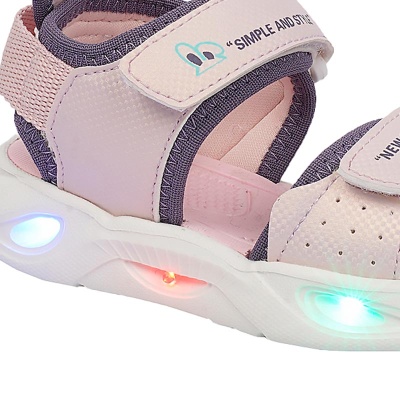 Сандалии для девочки со светодиодами Tom&Miki 11541-F фиолетовые 4