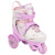 Роликовые коньки Cosmoride Honey 31-34р бело-фиолетовые