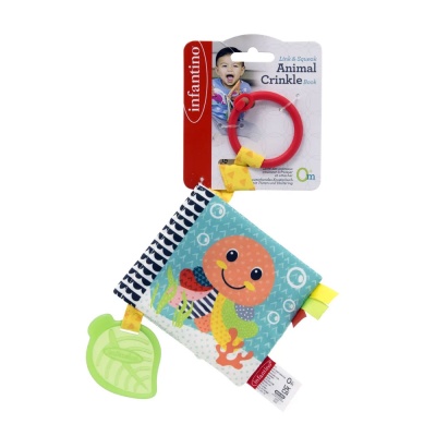 Игрушка-книжка Посчитай животных Новый дизайн Infantino 315201