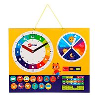 Магнитная доска-планер Мои первые часы On Time 45042