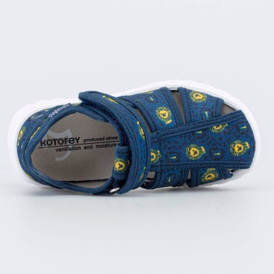 Туфли текстильные для мальчика Котофей 221169-11 2