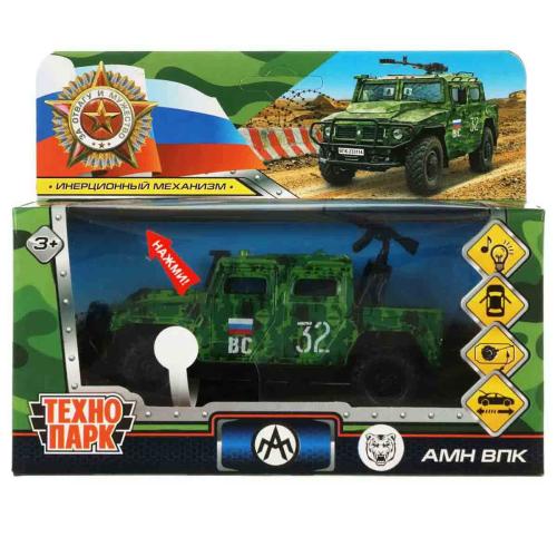 Игрушка Машина Армейский внедорожник пикап Технопарк HUMVEPICKUP-12MIL-BN фото 3