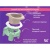 Дорожный горшок HandyPotty с универсальной вкладкой Roxy-Kids HP-255OB