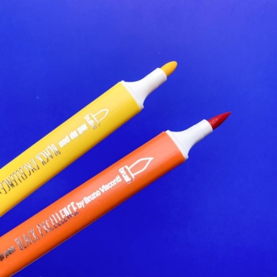 Фломастеры-кисточки Black excellence 12 цветов Bruno Visconti 32-0058 03