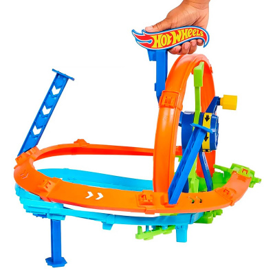 Автотрек Hot Wheels Колесо Кривошип Краш Mattel JBX65 5