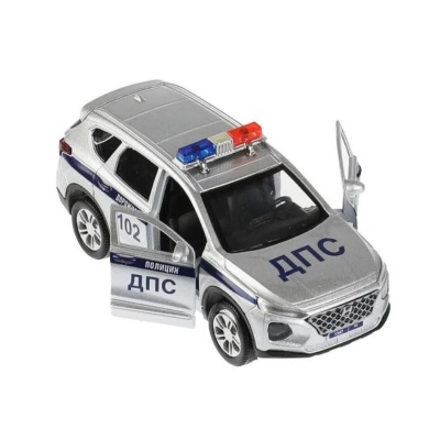 Машина Полиция Hyundai SantaFe Технопарк SANTAFE2-12POL-SR 3