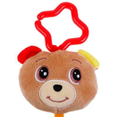 Игрушка-подвеска с колокольчиком Хорошенький мишка Умка RBP-B