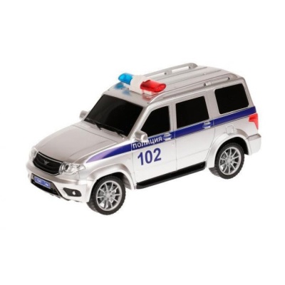 Игрушка на радиоуправлении Машина Uaz Патриот Полиция Технопарк PATRIOT-19RCL-POLGY