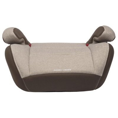 Автокресло-бустер Indigo Cross YB803A бежевый-коричневый 02