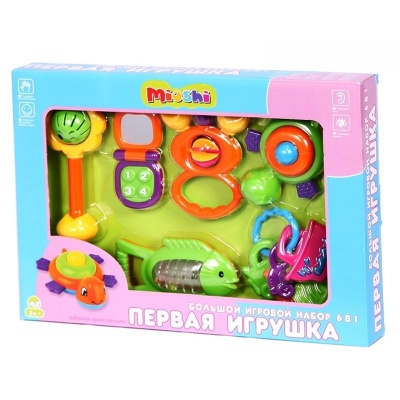 Большой игровой набор 6 в 1 Первая игрушка Mioshi TY9049