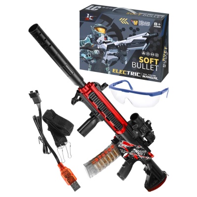 Игрушечное оружие Автомат с глушителем 20 патронов Рыжий кот Y25249027 5