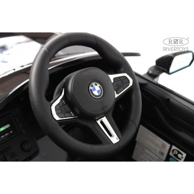 Детский электромобиль BMW M4 RiverToys A004AA чёрный