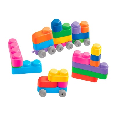 Конструктор Веселый транспорт 25 деталей Десятое Королевство 04034 1