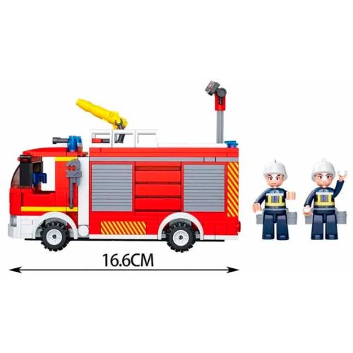Конструктор Пожарная машина 343 детали Sluban M38-B0626 фото 3