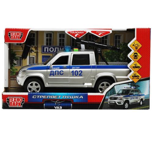 Машинка UAZ Pickup Полиция Технопарк PICKUP-22PLPOL-CANSR фото 5