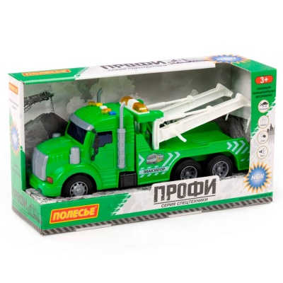 Автомобиль эвакуатор Профи инерционный со светом и звуком Полесье 86594 3