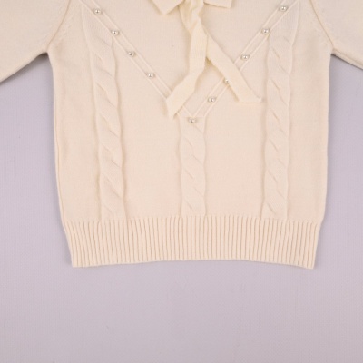 Джемпер для девочек TigaBear 83838 молочный 4