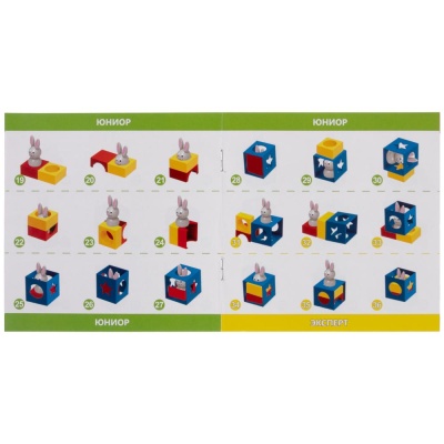 Настольная логическая игра IQ Тренинг Умный кролик 1Toy Т25564