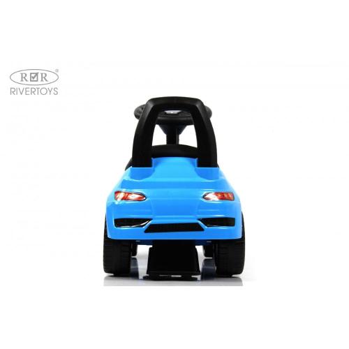 Детский толокар RiverToys L001LL-A синий фото 3
