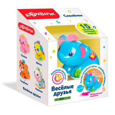 Развивающая игрушка Слоненок Веселые друзья Азбукварик 2839 5
