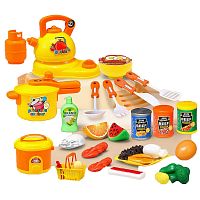 Набор игрушечной посуды с продуктами Qkid A3298