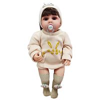 Интерактивная кукла Реборн Малышка Зайчик Yeez Wood JX-298-3