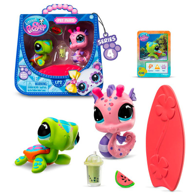 Игровой набор Littlest Pet Shop Морской конек и Черепашка Hasbro LPS 00707 3