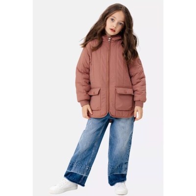 Куртка демисезонная с капюшоном для девочек Artie Ku-644d 4