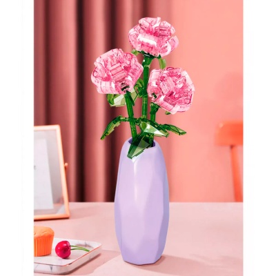 Конструктор Розы в вазе 261 деталь 611066 2