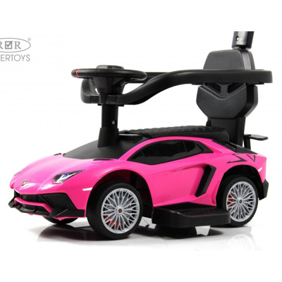 Детский толокар RiverToys M555MM-H розовый 04