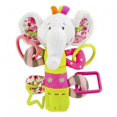 Пищалка с погремушками Слоненок Джим Жирафики 93568