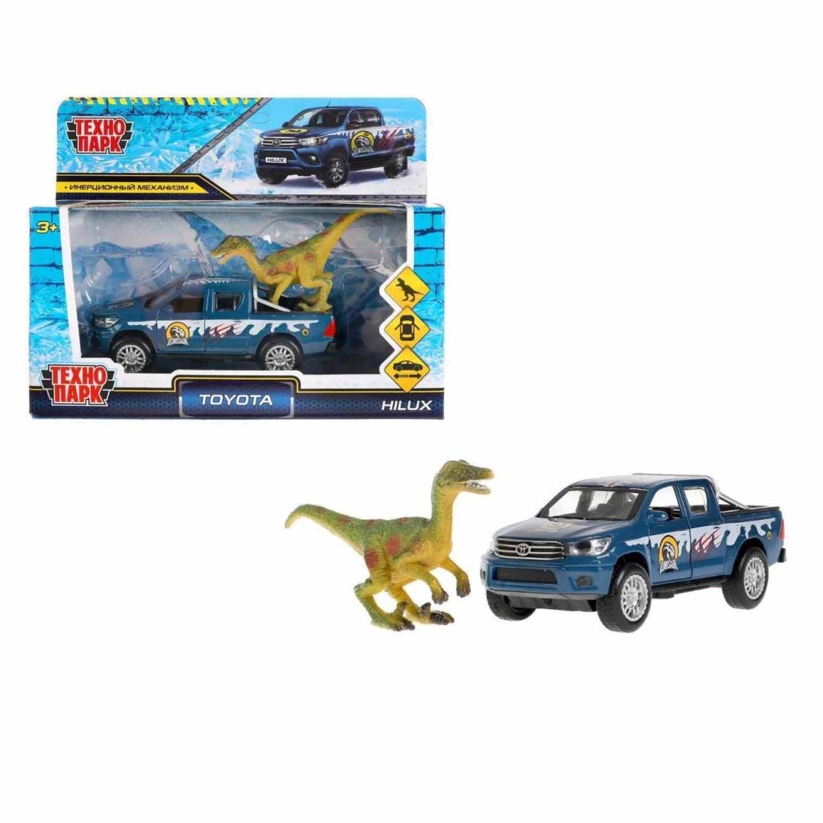 Игрушка Машина Технопарк HILUX-12SNOW-DINO купить по цене 494 руб., фото,  отзывы