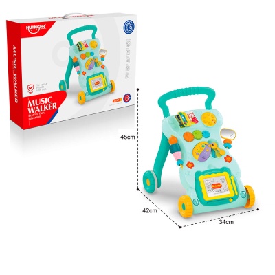 Ходунки Каталка Умный Малыш свет звук Наша игрушка HE0822 3