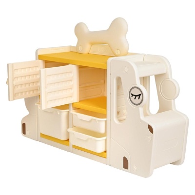 Стеллаж для игрушек с ящиками Pituso Doggie YYS805-1-beige Бежевый 05