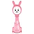Интерактивная игрушка Зайчик 10 режимов работы Няня BertToys FD125 розовый