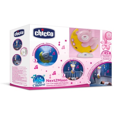 Мобиль Chicco Next2Moon розовый 02