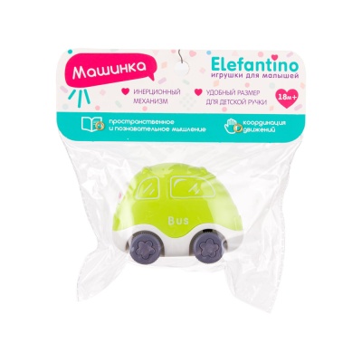 Машинка инерционная Автобус Elefantino IT108377