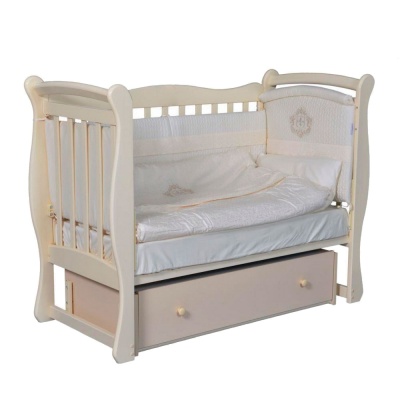 Детская кроватка-маятник Антел Julia 1 слоновая кость 03